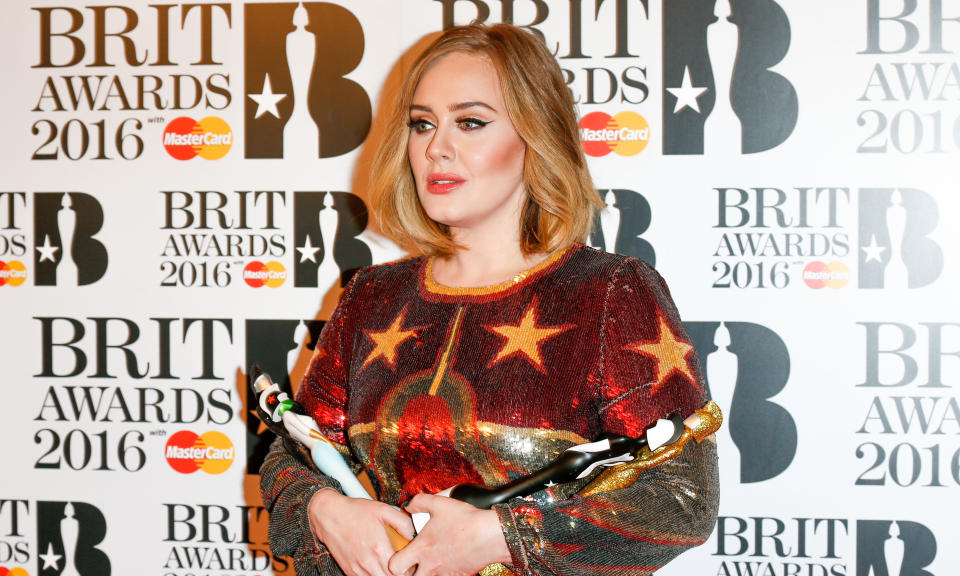 The <em>Someone Like You</em> singer has been awarded nine Brits over the course of her three albums. She won Critics' Choice in 2008, Female Solo Artist in 2012 and 2016 before winning Album of the Year with both 21 and 25. Hello scored Best Single in 2016 and Oscar winning song Skyfall also earned her Best Single in 2013. In addition, her worldwide stardom was acknowledged with the Global Success accolade in 2016 and 2017. With <a href=