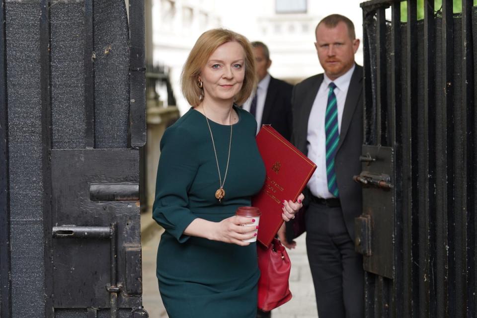 Foreign Secretary Liz Truss becomes the 10th candidate to launch their campaign (Stefan Rousseau/PA) (PA Wire)