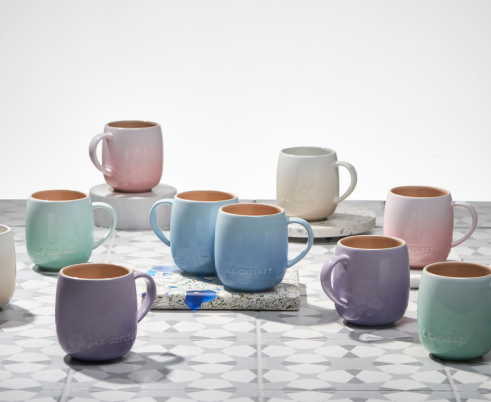 These mugs would feel at home in both modern and traditional kitchens. (Photo: Le Creuset)