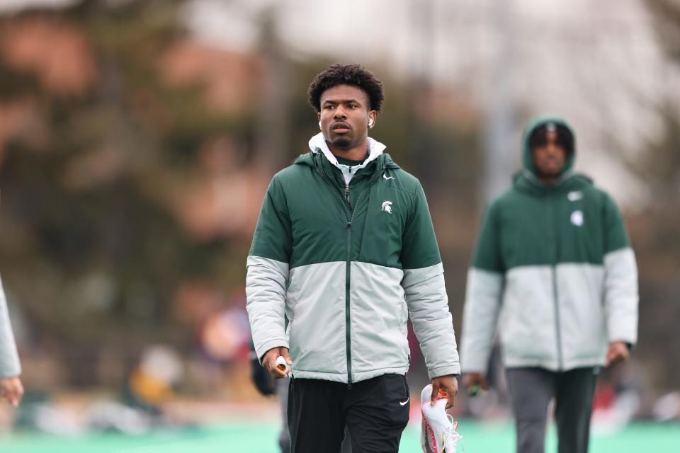 Former Battle Creek Central standout Antonio Postell II is one of the sprinters for the Michigan State University men's track team and is getting set for the Big Ten Championships this weekend.