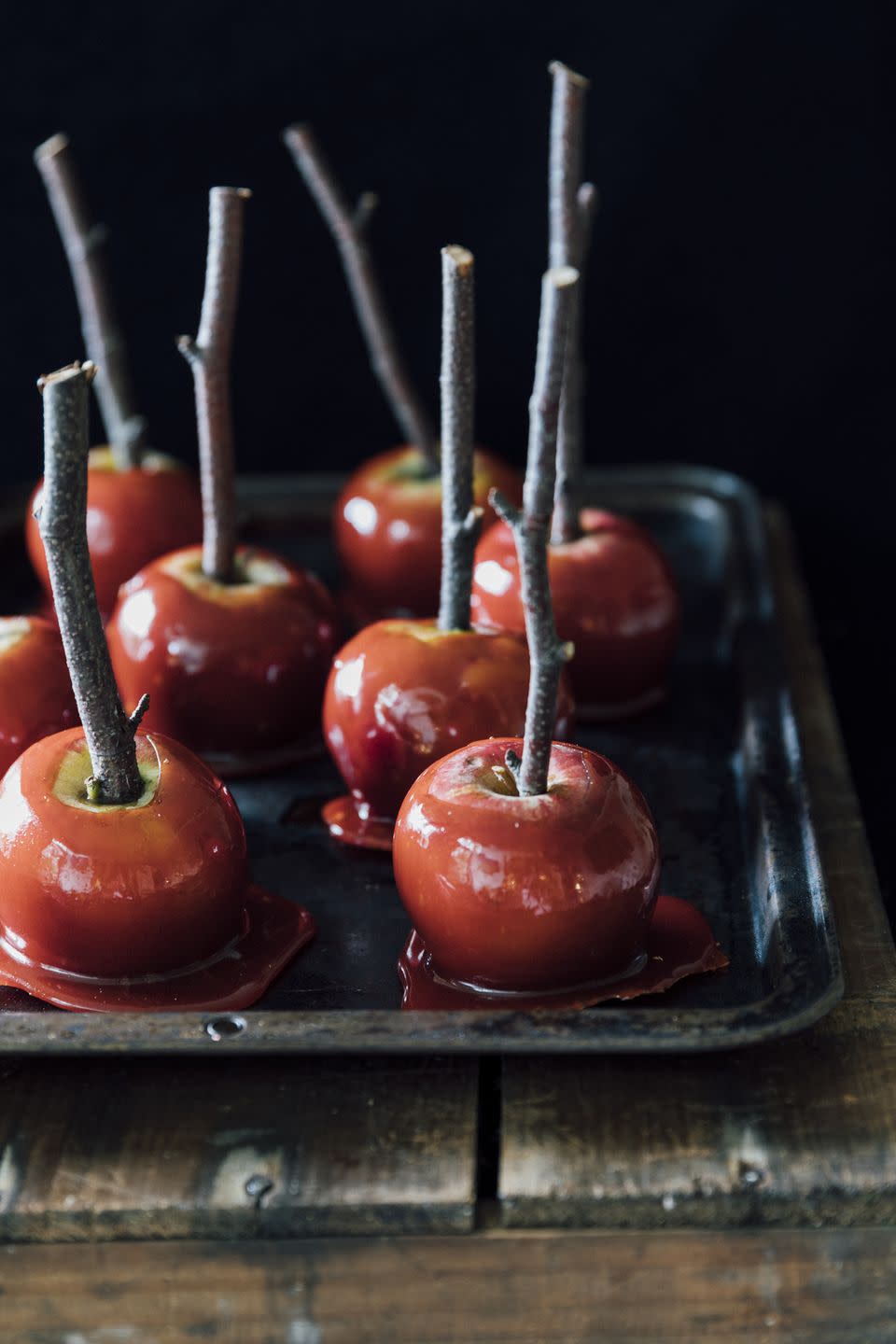 18) Make homemade candy apples together.