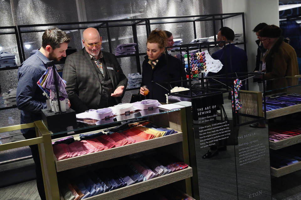 Nordstrom testing a host of new services at its New York City men's store. (Photo by Astrid Stawiarz/Getty Images for Nordstrom)