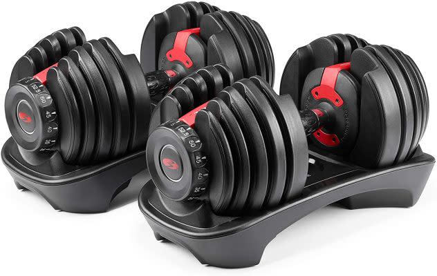 Bowflex SelectTech 552 Adjustable Dumbbells set, best weight sets