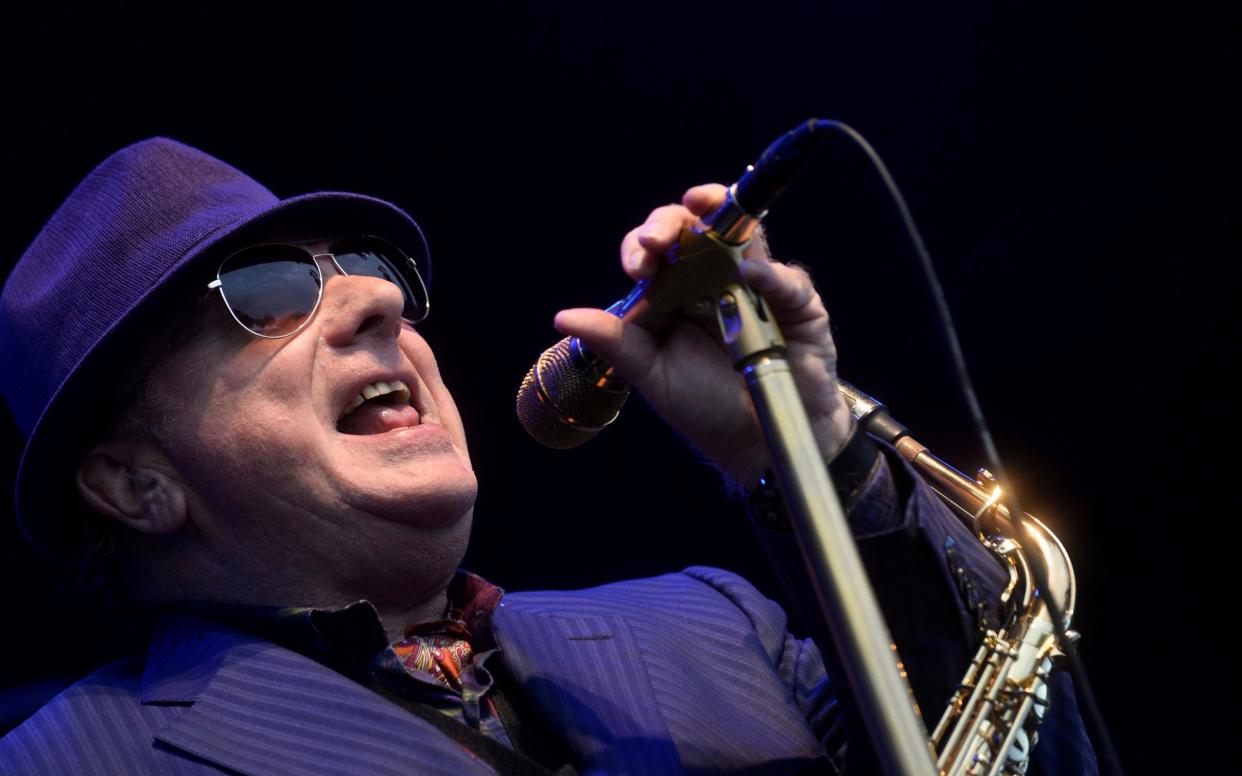 Northern Irish singer Van Morrison played a socially distanced gig at the Electric Ballroom last night - Vincent West 