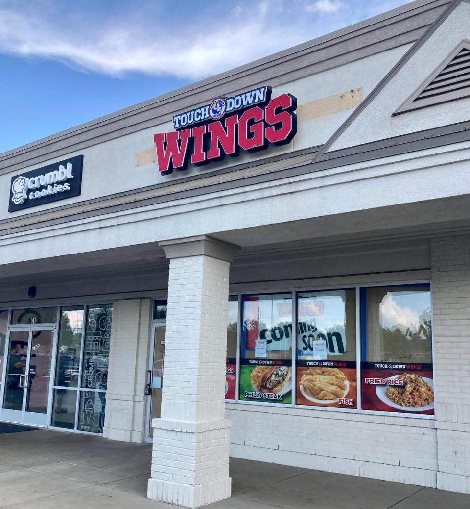 Touchdown Wings is gearing up to open at 2907 Watson Blvd., C-2, next to the new Crumbl Cookies in Warner Robins.