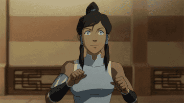 Korra in "The Legend of Korra"