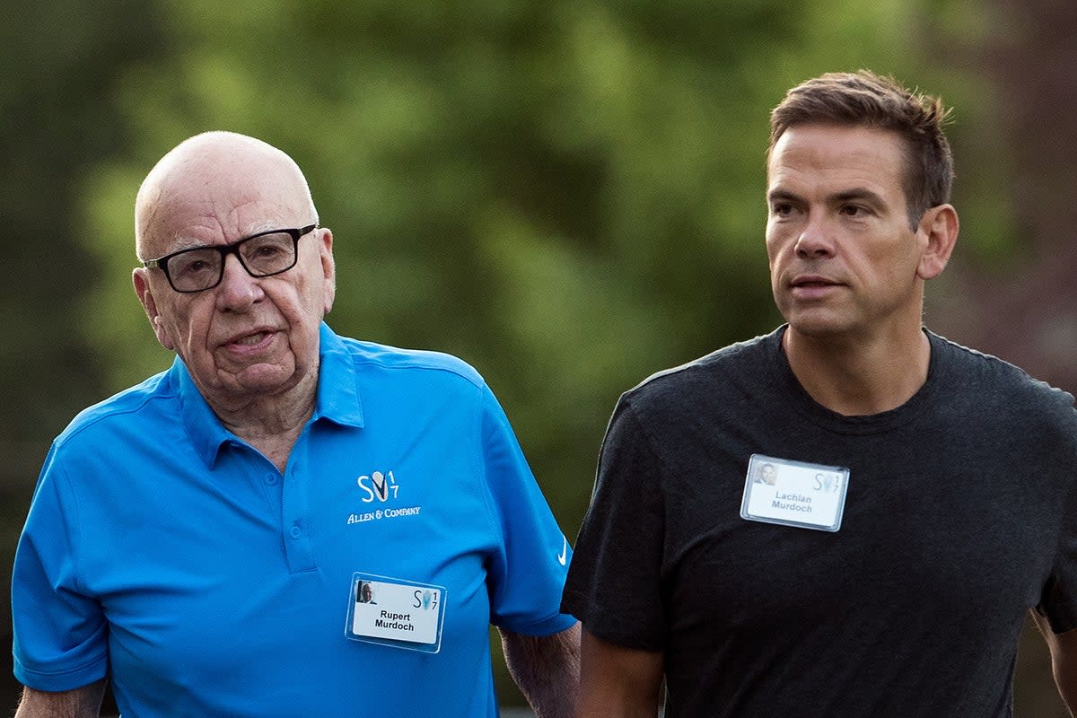 Rupert and Lachlan Murdoch (Getty)