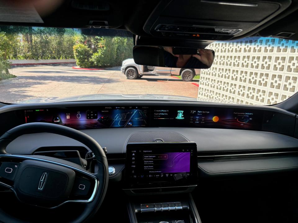 The 2024 Lincoln Nautilus SUV haas a 48-inch wide display