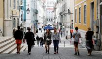 FILE PHOTO: The spread of the coronavirus disease (COVID-19) in Lisbon