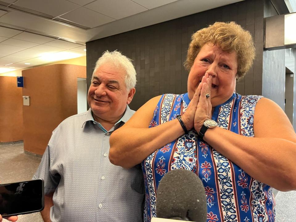 Luc Patry and Nathalie Beaulieu, the victim's parents, are feeling relieved after the verdict of Randy Tshilumba's second trial. 