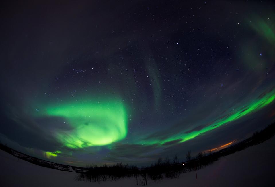 Une aurore boréale, c’est si beau