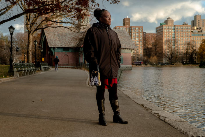 Cordell Cleare poses for a portrait in Central Park on Thursday. (Photo: Hilary Swift for HuffPost)
