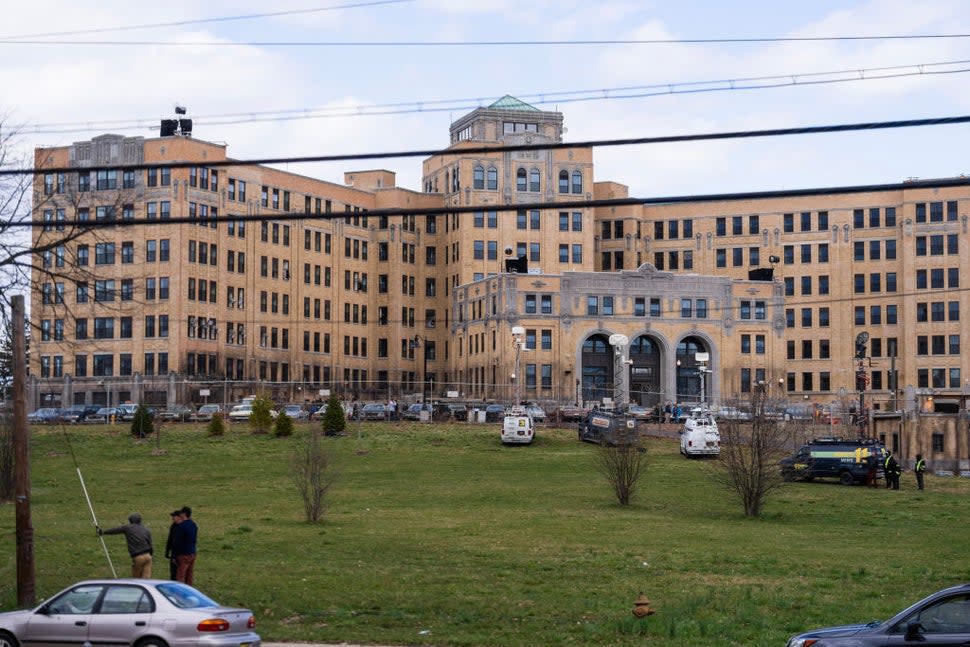 A general view of the 'Arkham Asylum' in 