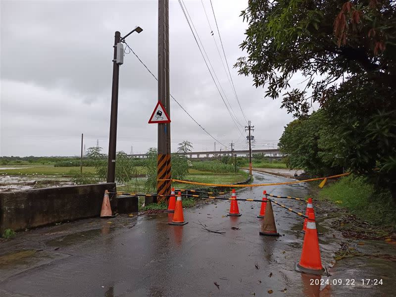 高雄阿蓮區公所公告2道路管制。（圖／翻攝自臉書粉絲專頁「高雄市阿蓮區公所」）