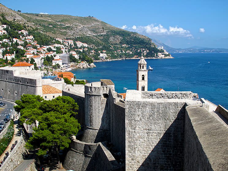 Outside the walls of Dubrovnik seen from the Tower Minceta, UNESCO World Heritage Site, Croatia. (Photo by Cristina Arias/Cover/Getty Images)