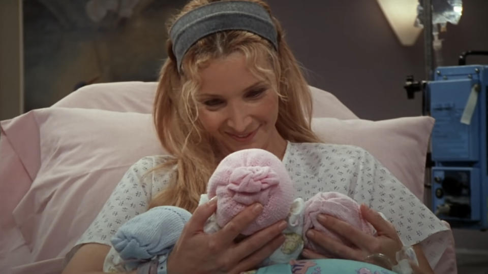 Phoebe's Final Moment With Her Triplets (Friends)