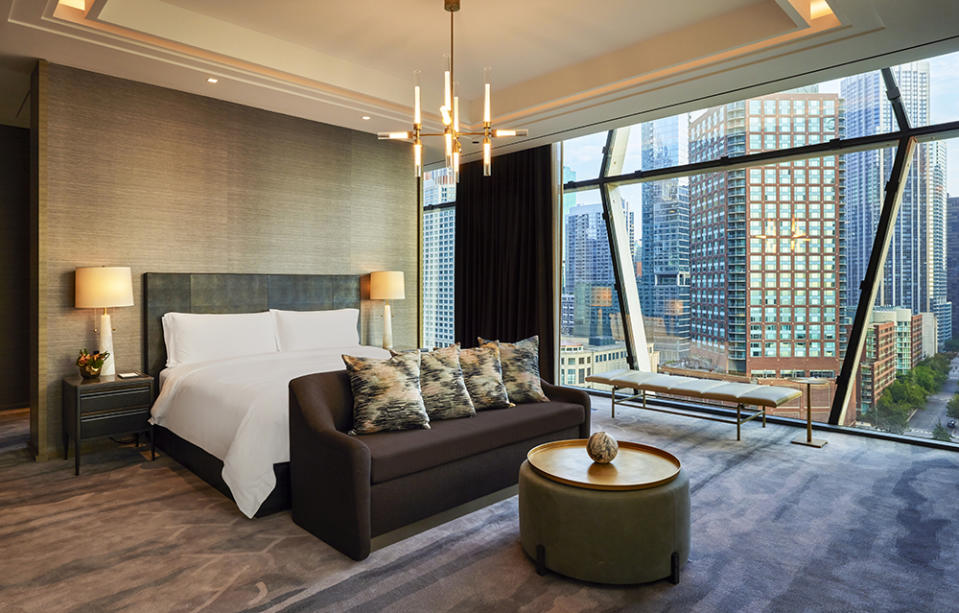 A room at the St. Regis Chicago
