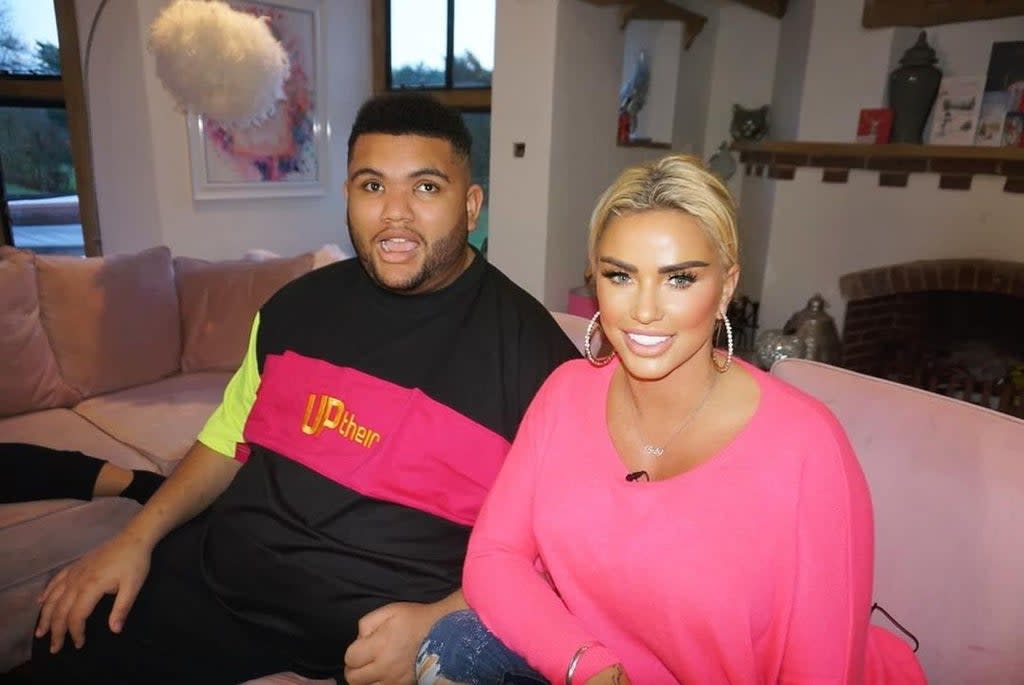 Katie Price has paid tribute to her eldest son Harvey Price on his 20th birthday (Harvey Price / Instagran)