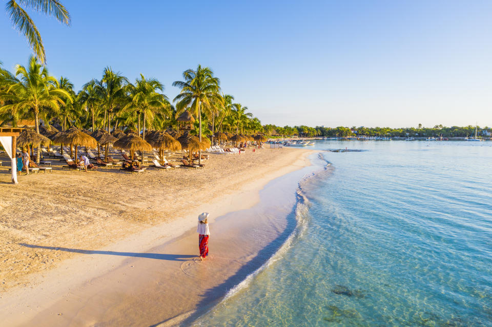 Palaya de Akumal en México. Foto: Getty Images. 