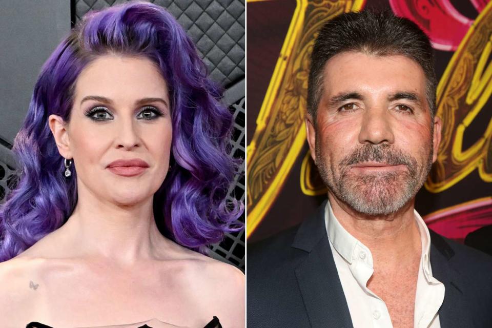 <p>Gilbert Flores/Billboard via Getty; Bruce Glikas/WireImage</p> (L) Kelly Osbourne and Simon Cowell