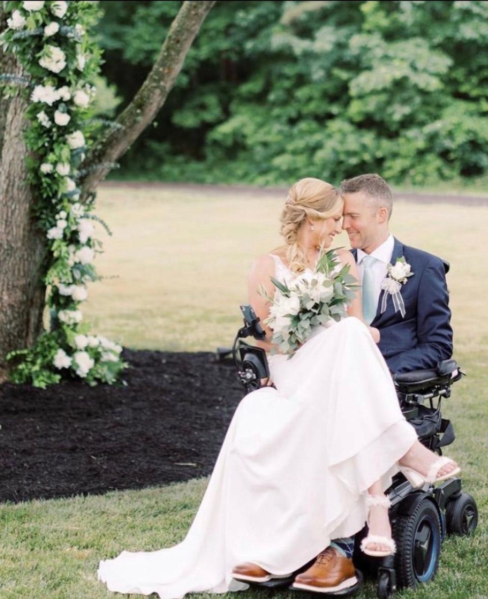 Where are they now? The world fell in love with Kaitlyn Kiely and Matt Wetherbee in 2018 after she pushed him in a racing wheelchair along the Boston Marathon route. Since then, they have married and are expecting a child.