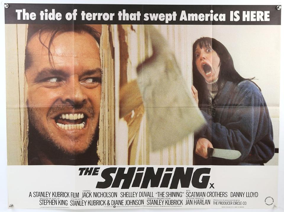 An iconic image form The Shining features on one poster (Courtesy of Ewbank’s Auctions)