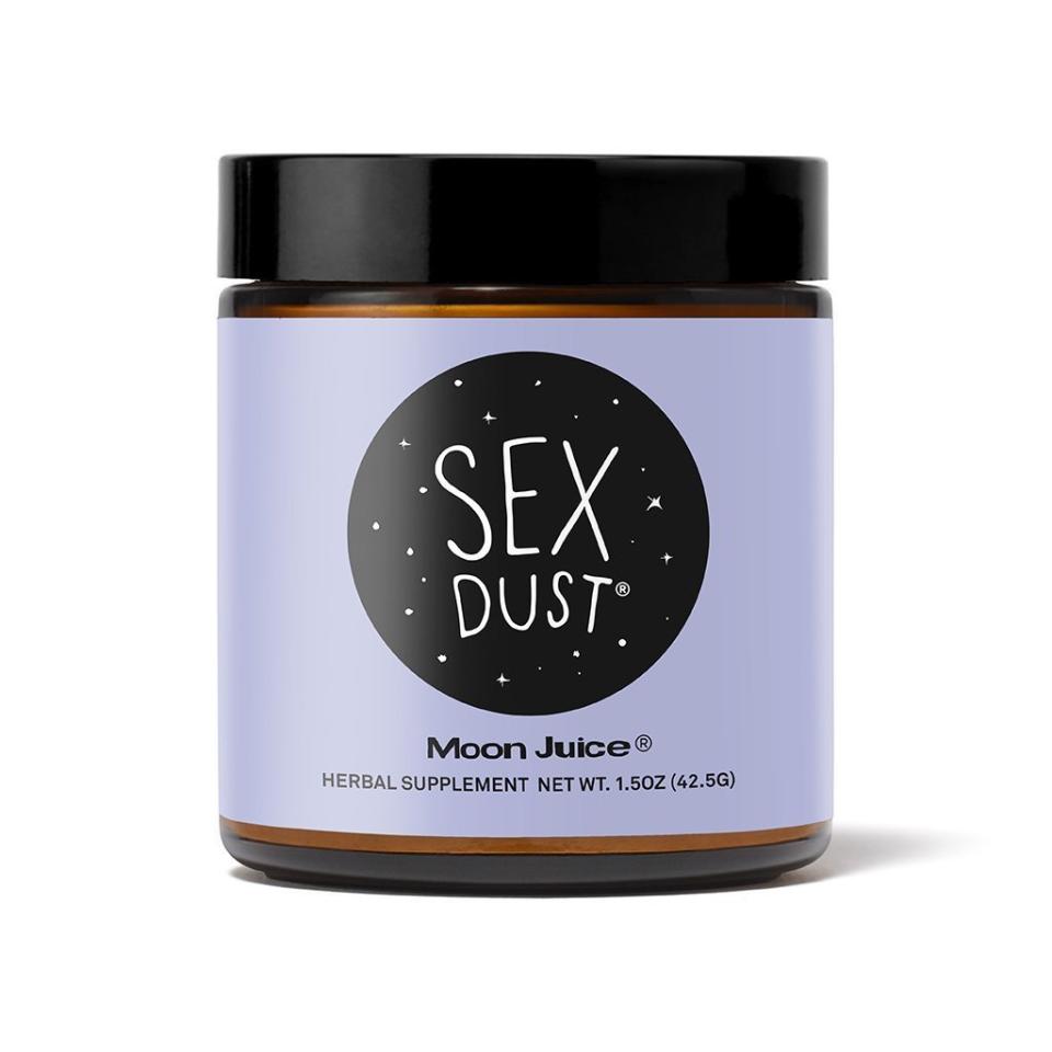 This is one of the more unique sex accessories on our list, but for good reason. <a href="https://fave.co/387fSZT" target="_blank" rel="noopener noreferrer">This herby formula</a> contains ingredients that relieve stress, boost energy, increase libido and promote vitality that'll "ignite your creative energy, in and out of the bedroom." For what it's worth, it has a 4.1-star rating on Sephora, and nearly 81 percent of users would recommend it. <strong><a href="https://fave.co/387fSZT" target="_blank" rel="noopener noreferrer">Get Sex Dust by Moon Juice here﻿</a></strong>.