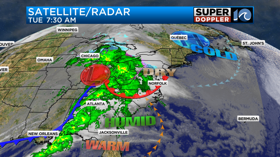 Regional Weather Map