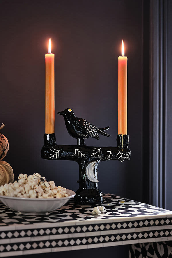 <p><a href="https://go.redirectingat.com?id=74968X1596630&url=https%3A%2F%2Fwww.anthropologie.com%2Fanthroliving%2Fshop%2Ffrancesca-kaye-halloween-candelabra%3Fcolor%3D001%26size%3DALL&sref=https%3A%2F%2Fwww.veranda.com%2Fshopping%2Fhome-accessories%2Fg41575037%2Fluxury-halloween-decorations%2F" rel="nofollow noopener" target="_blank" data-ylk="slk:Shop Now;elm:context_link;itc:0;sec:content-canvas" class="link rapid-noclick-resp">Shop Now</a></p><p>Francesca Kaye Halloween Candelabra</p><p>anthropologie.com</p><p>$128.00</p>