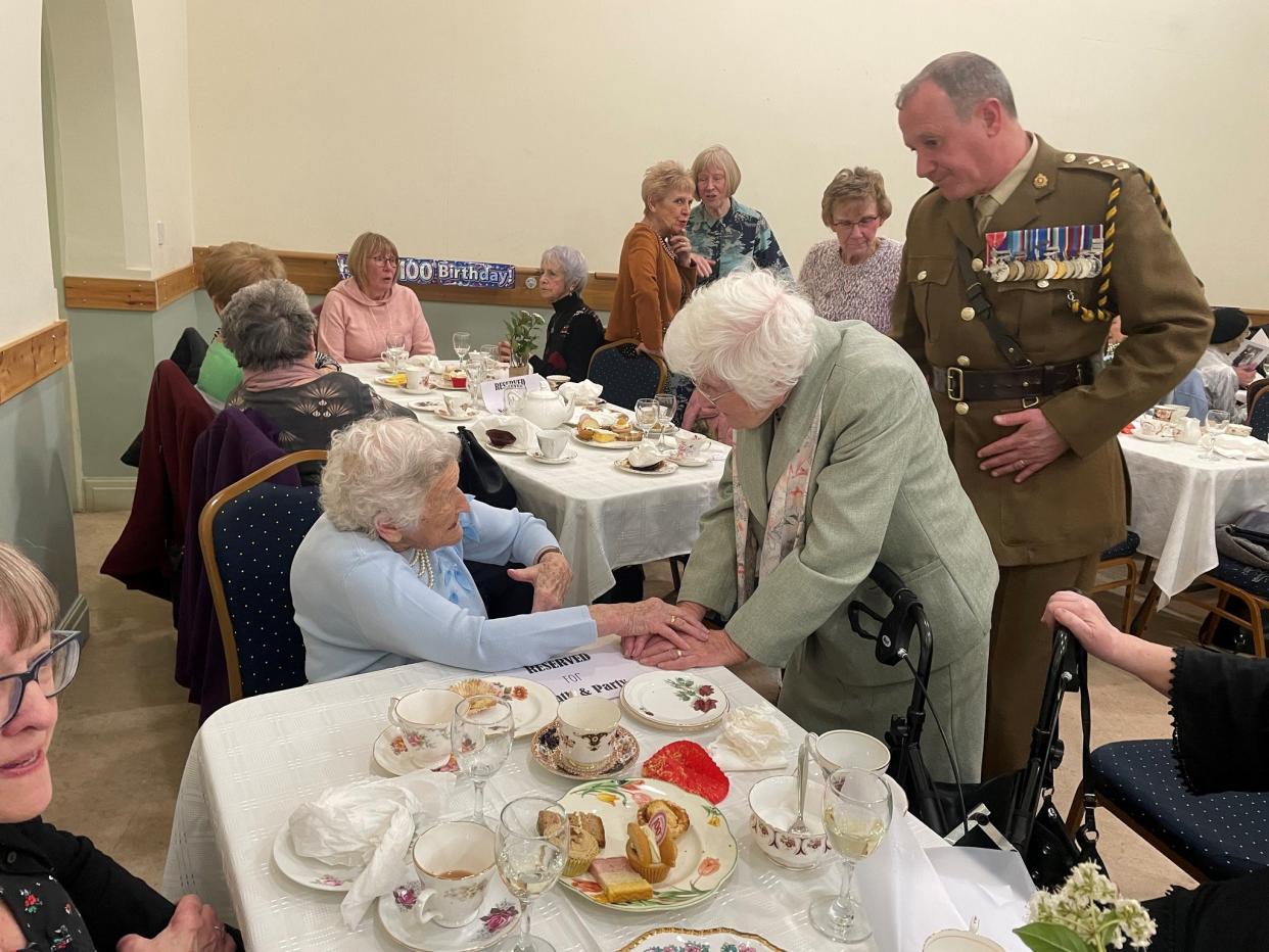 The women met for the first time on March 7 (Neath Port Talbot County Borough Council/PA)