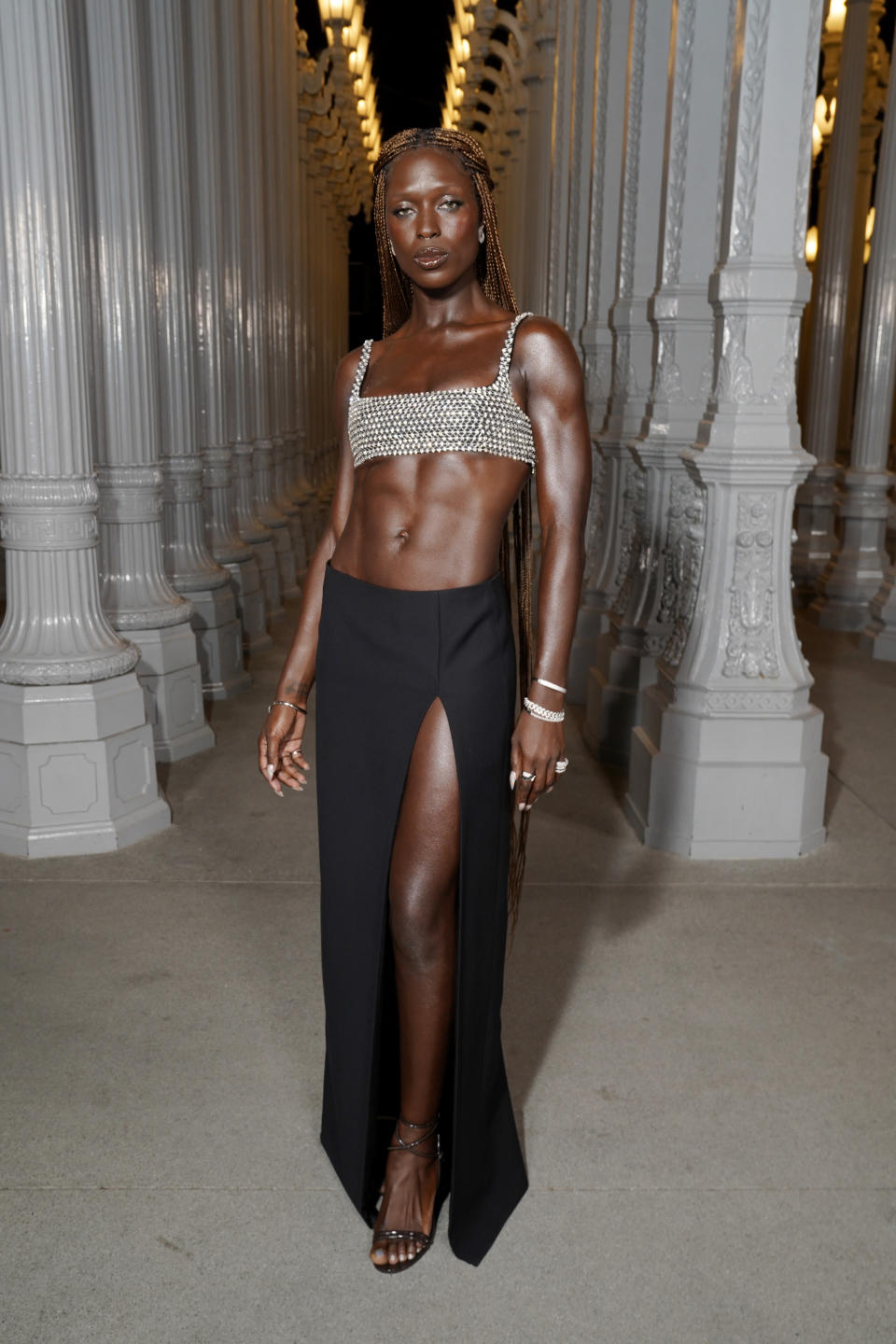 Jodie Turner-Smith, Gucci, attends 2023 LACMA Art+Film Gala, Los Angeles County Museum of Art, Los Angeles,