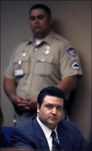 David Renteria sat in 41st District Court for the re-sentencing portion of his capital murder trial in April 2008.