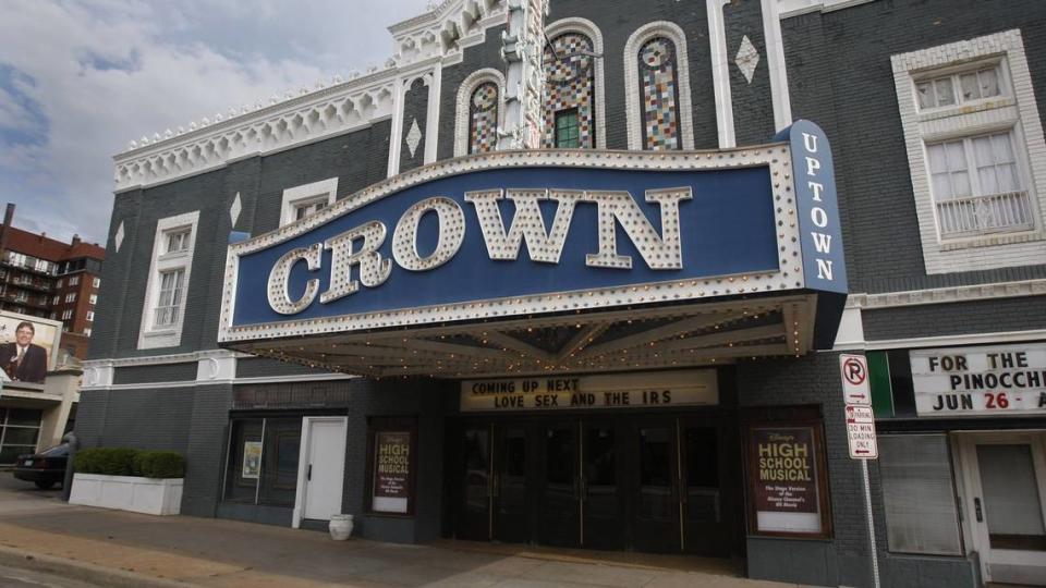 The Crown Uptown Theatre has filed a lawsuit against its next-door neighbor at the corner of Douglas and Hillside over a parking issue.