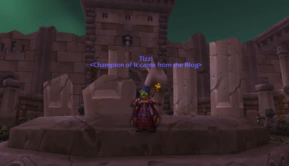 Tizzi in the Ruins of Lordaeron