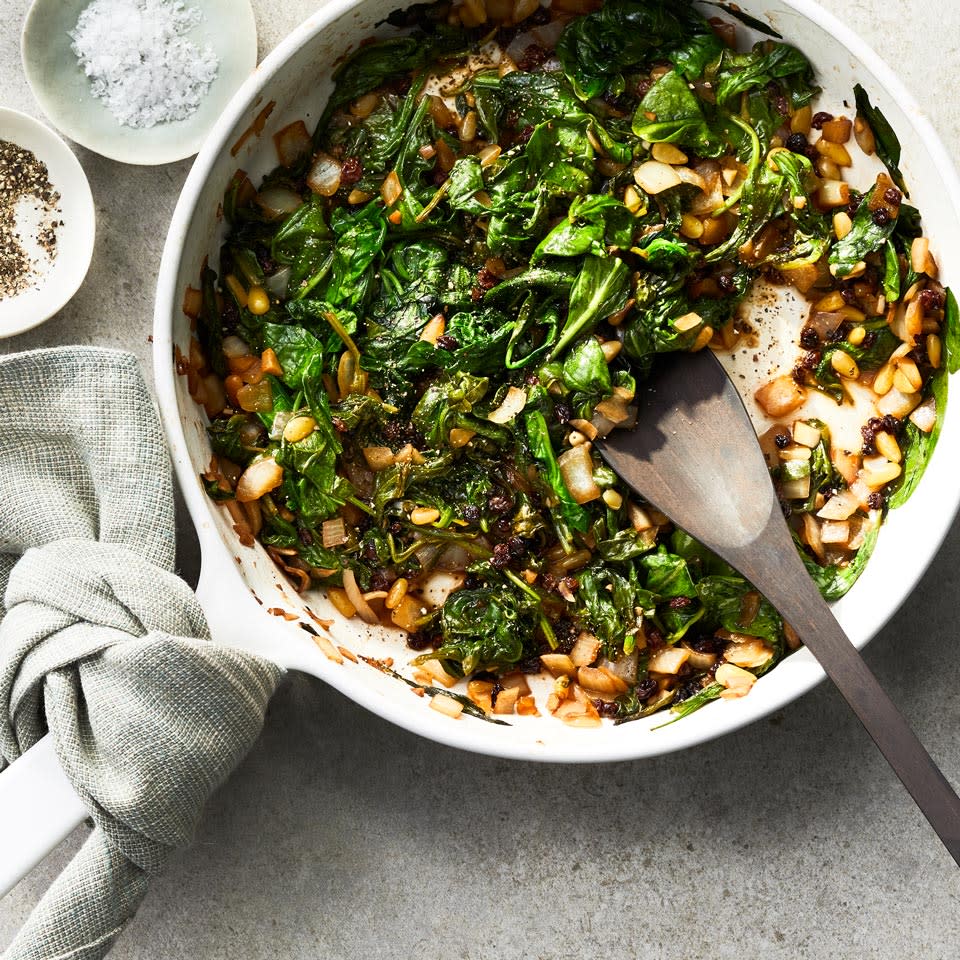 Catalan Spinach Sauté