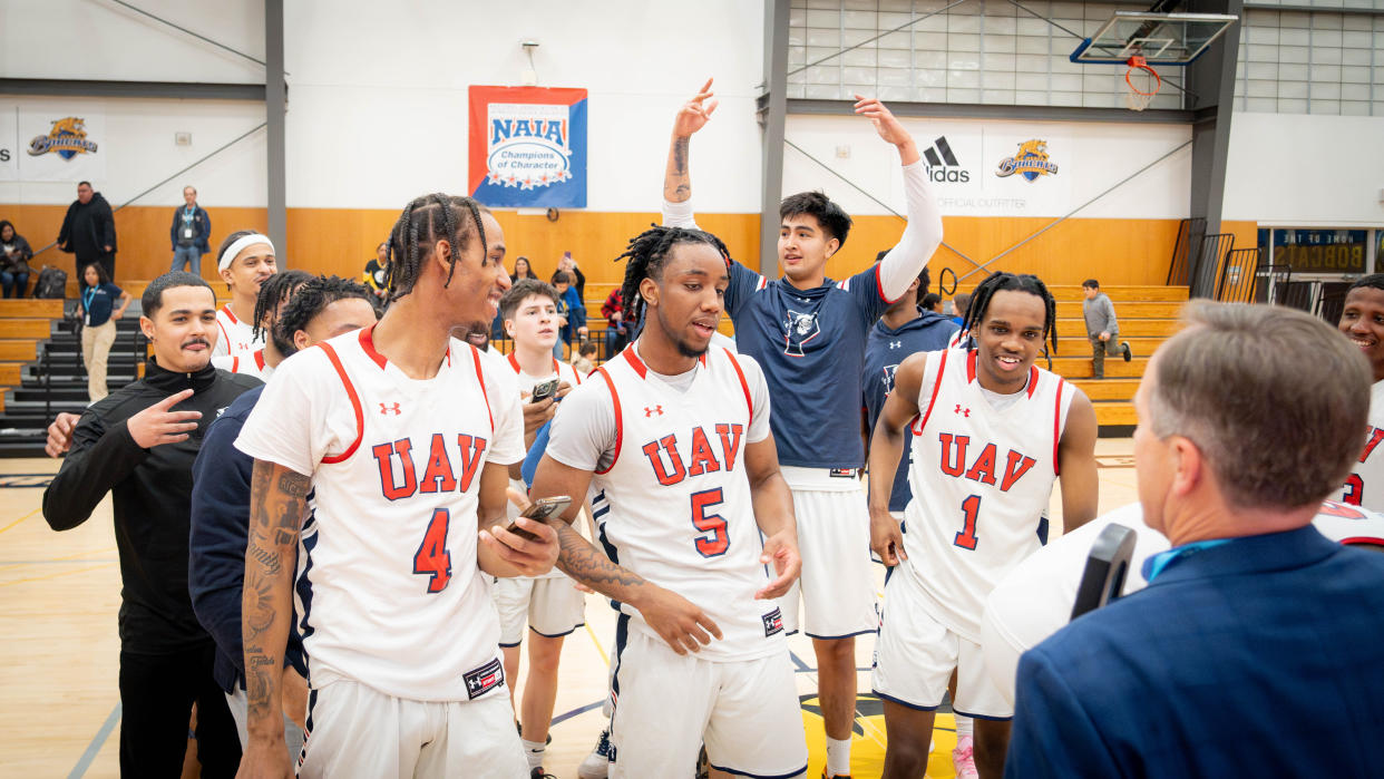 The UAV men's basketball team plays in the opening two rounds of NAIA nationals on Friday and Saturday. (Special to Yahoo Sports)