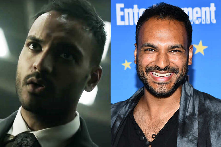 A split featuring Arjun Gupta as William 