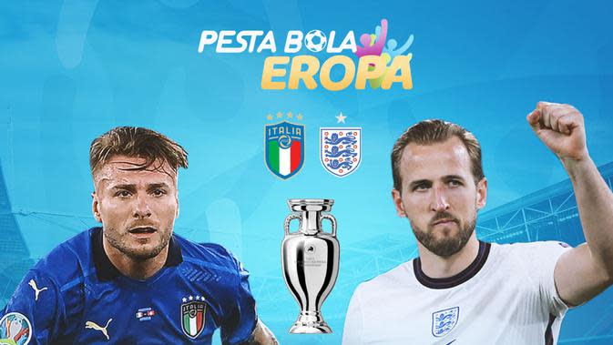 Piala Eropa - Euro 2020 Italia Vs Inggris - Head to Head Pemain (Bola.com/Adreanus Titus)
