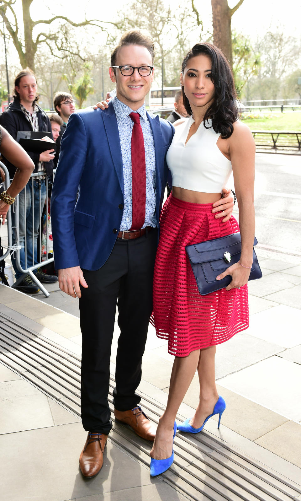 Kevin Clifton and Karen Hauer attending the Tric Awards held at the Grosvenor House Hotel London.