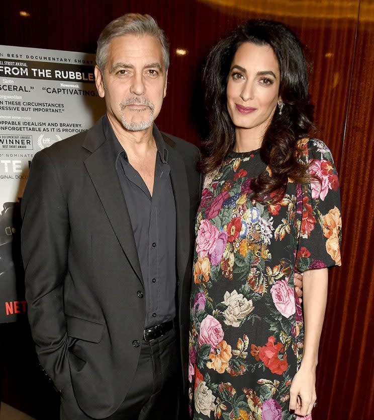 George and Amal Clooney are first-time parents. 