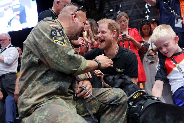 <p>Chris Jackson/Getty Images for the Invictus Games Foundation</p> Prince Harry at the 2023 Invictus Games