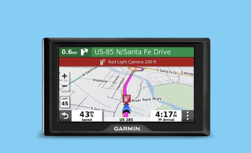 This Garmin GPS system is easy to read and now it's on sale.