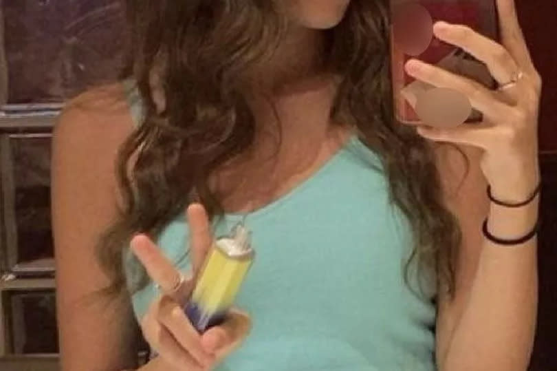 Kyla Blight would get through an entire 4,000 puff vape a week, which is the equivalent to 400 cigarettes. -Credit:Kennedy News & Media