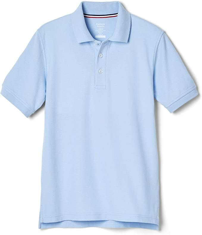 French Toast Boys' Short Sleeve Pique Polo Shirt 