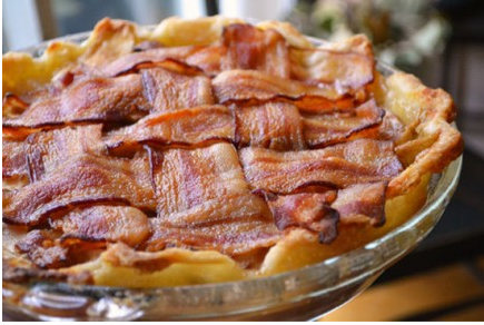 Apple Pie with Bacon Lattice