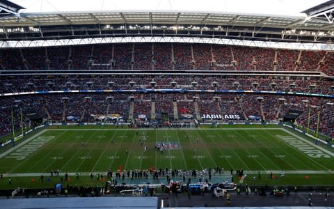 Philadelphia Eagles v Jacksonville Jaguars - NFL International Series - Wembley Stadium, London, Britain - October 28, 2018 General view during the match - Credit: Reuters