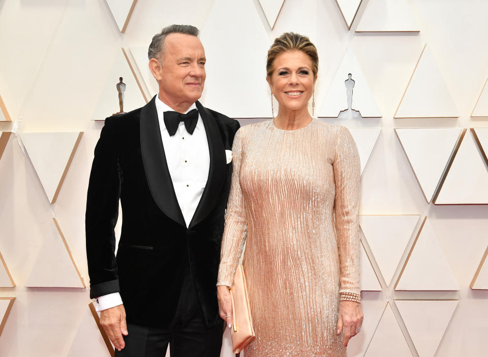 Tom Hanks and Rita Wilson announced they were battling COVID-19 on March 11, 2020. (Photo: Amy Sussman/Getty Images)