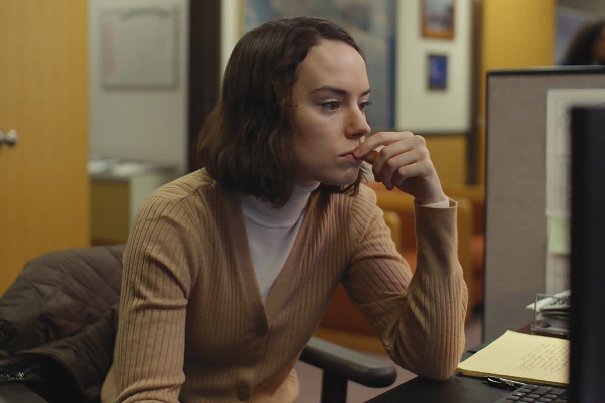 Desk becomes her: Daisy Ridley as office worker Fran in ‘Sometimes I Think About Dying' (Vertigo)