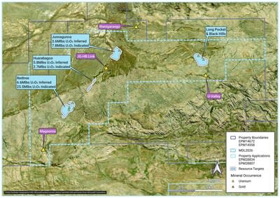 Figure 3: Current Mineral Resources at Westmoreland (CNW Group/Laramide Resources Ltd.)