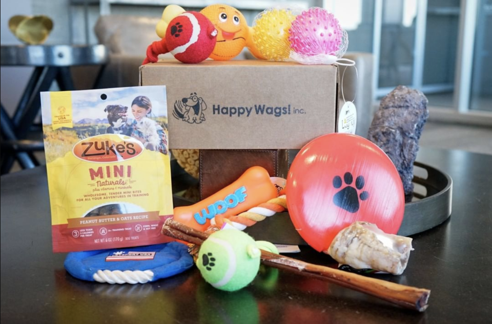 7) A Monthly Dog Subscription Box